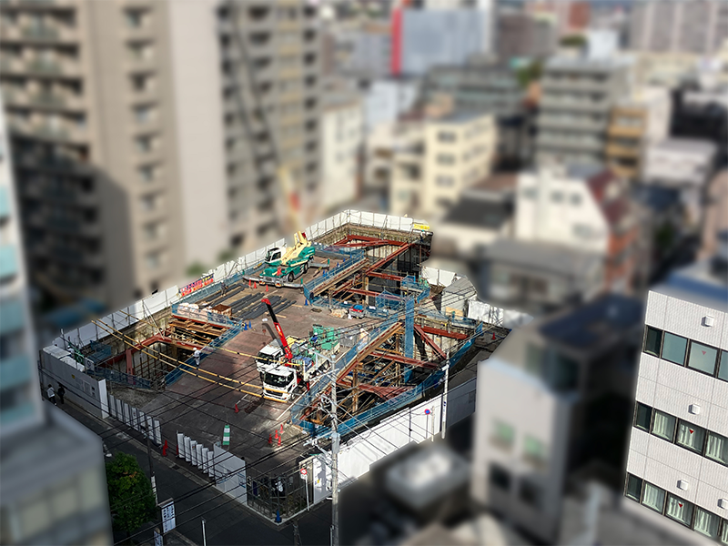2024年度　基礎工事～免振層～地下階