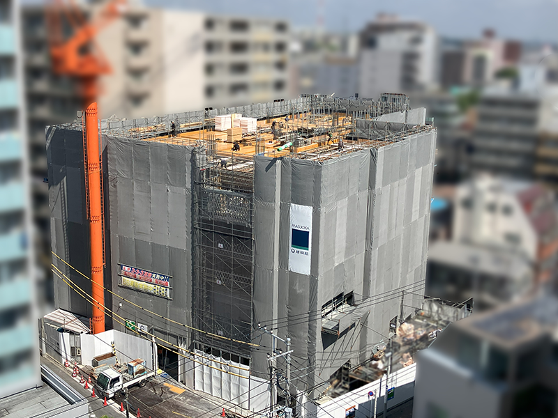 2025年7月　4階部分工事
